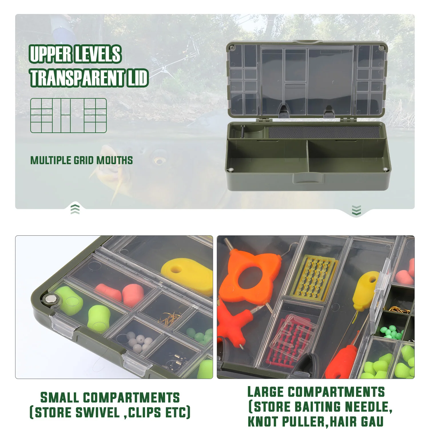 Caja de almacenamiento de accesorios Sougayilang anticaídas ABS - imagen 4