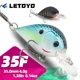LETOYO Micro Crankbait MR para lubina – Señuelo flotante río - imagen 4