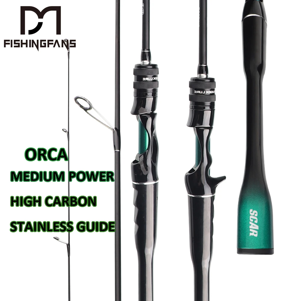 Fishingfans Orca Caña de pesca ligera de carbono alto mar