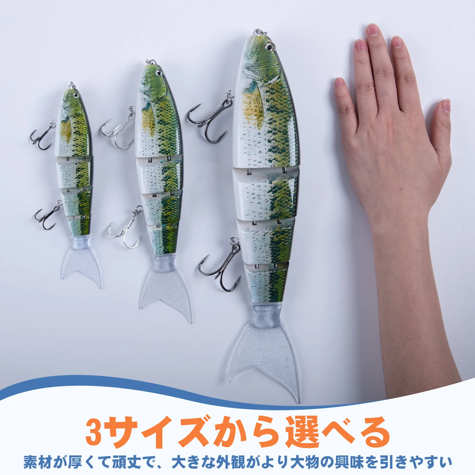 Goture Swimbait para Lucio – Señuelo de Hundimiento Lento - imagen 3
