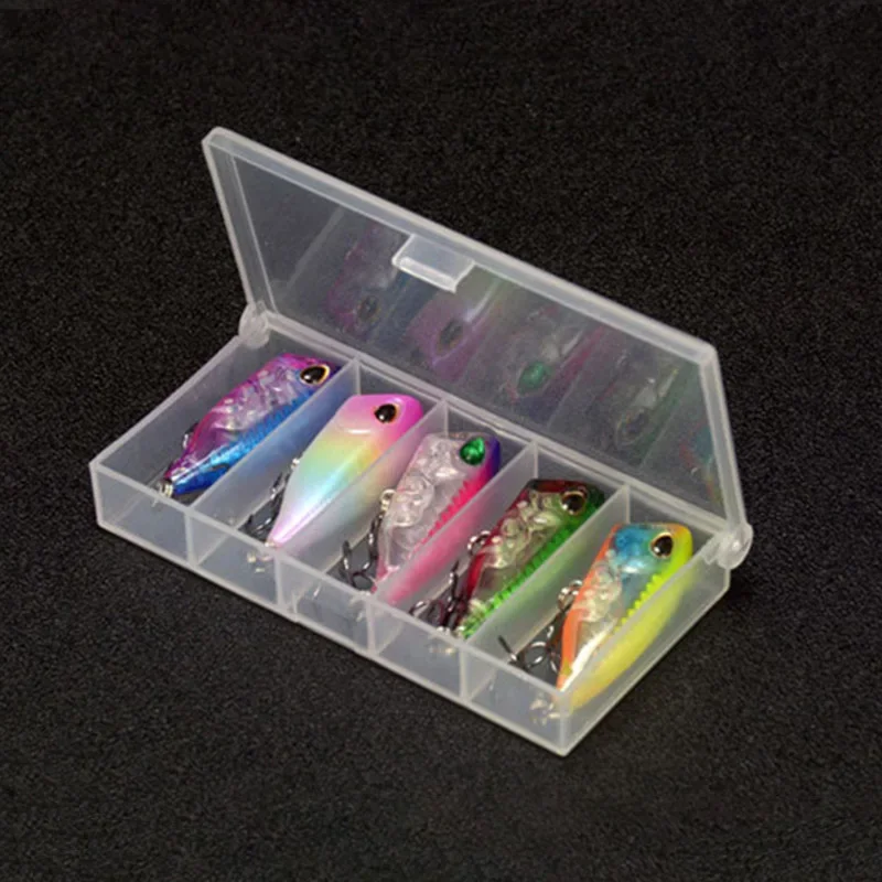 Mini Popper CrankBaits Señuelos Superficie Pesca Carpa - imagen 5