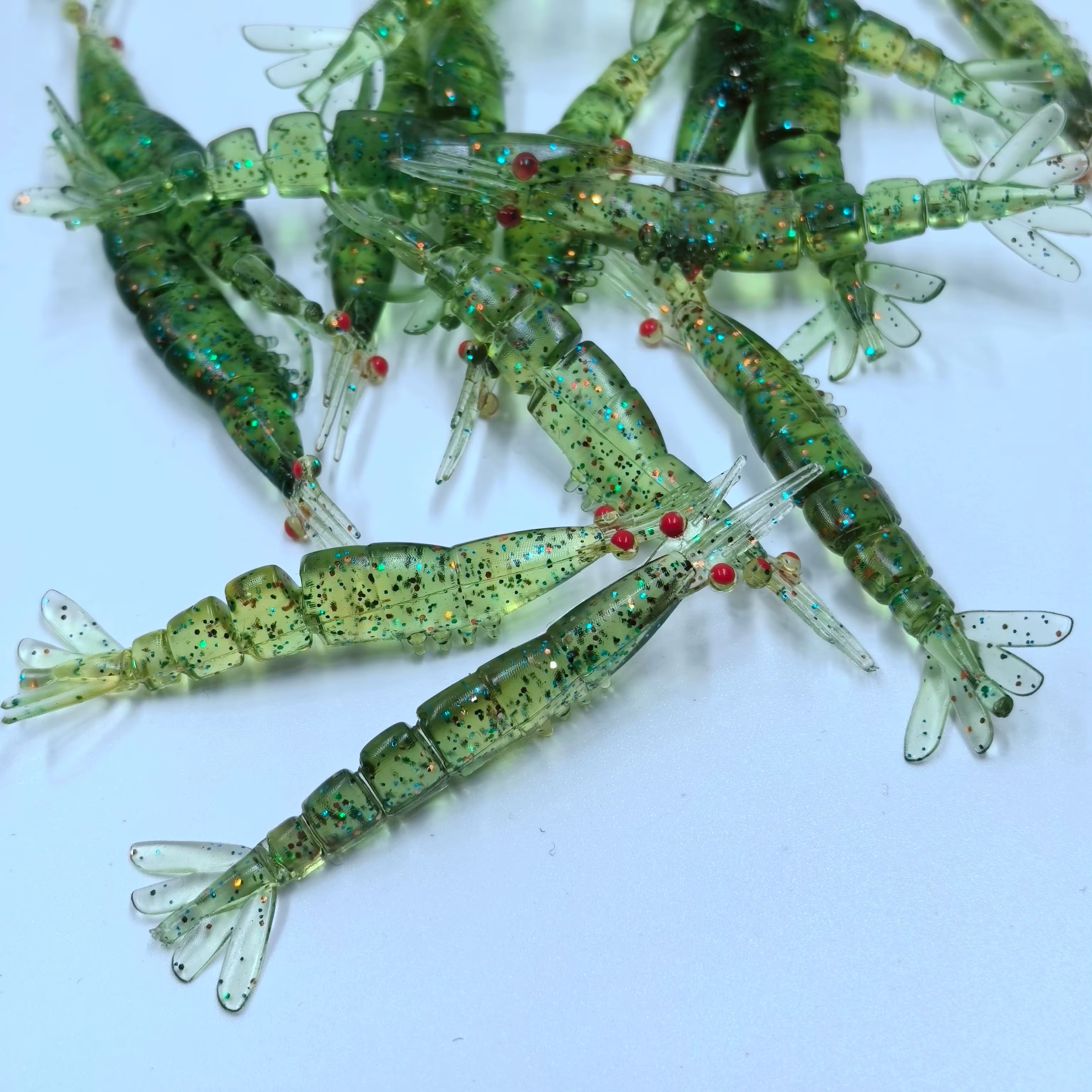 DUODUOYU Swimbait blando de camarón multiarticulado para carpa - imagen 5