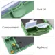 Caja de aparejos para carpa con pelo rígido y pines giratoria - imagen 4