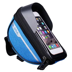 Bolsa impermeable MTB con pantalla táctil y soporte móvil