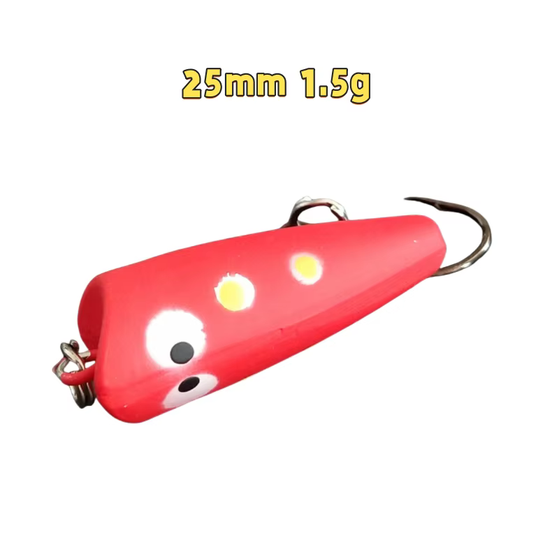Swolfy Popper flotante mini 2,5 cm – Señuelo de superficie para pesca