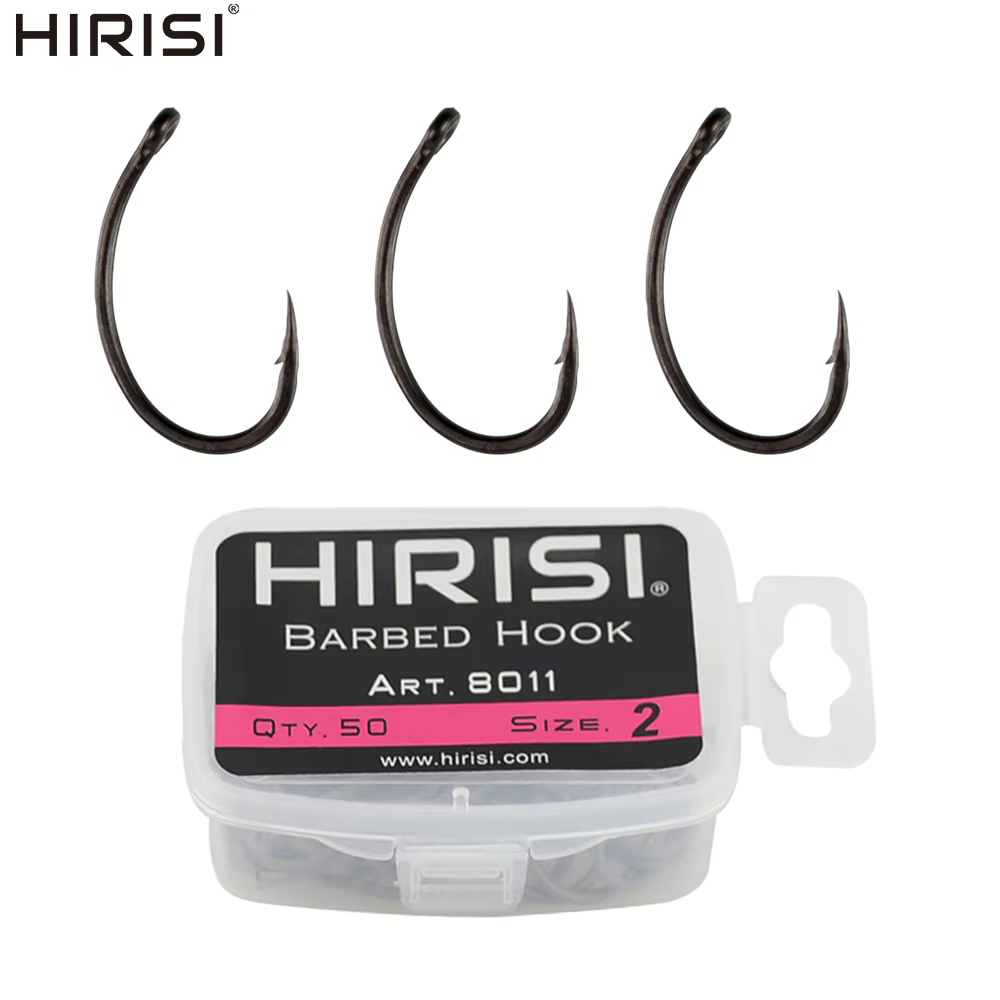 Anzuelos Carpa Hirisi – Acero inoxidable con púas