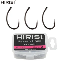 Anzuelos Carpa Hirisi – Acero inoxidable con púas