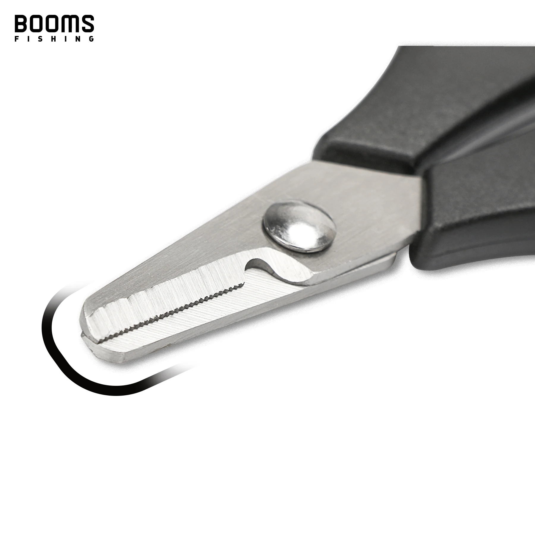 Tijeras de Pesca Booms S01 – Cortador Trenzado con Retractor - imagen 3