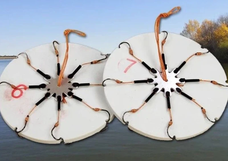 Anzuelos con diseño tipo pulpo y púas