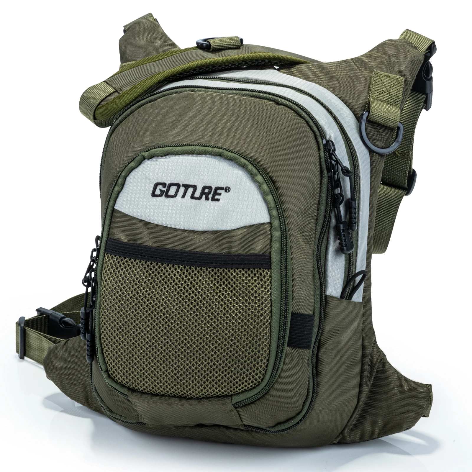 Goture Bolsa de pecho pesca mosca ultraligera impermeable - imagen 3