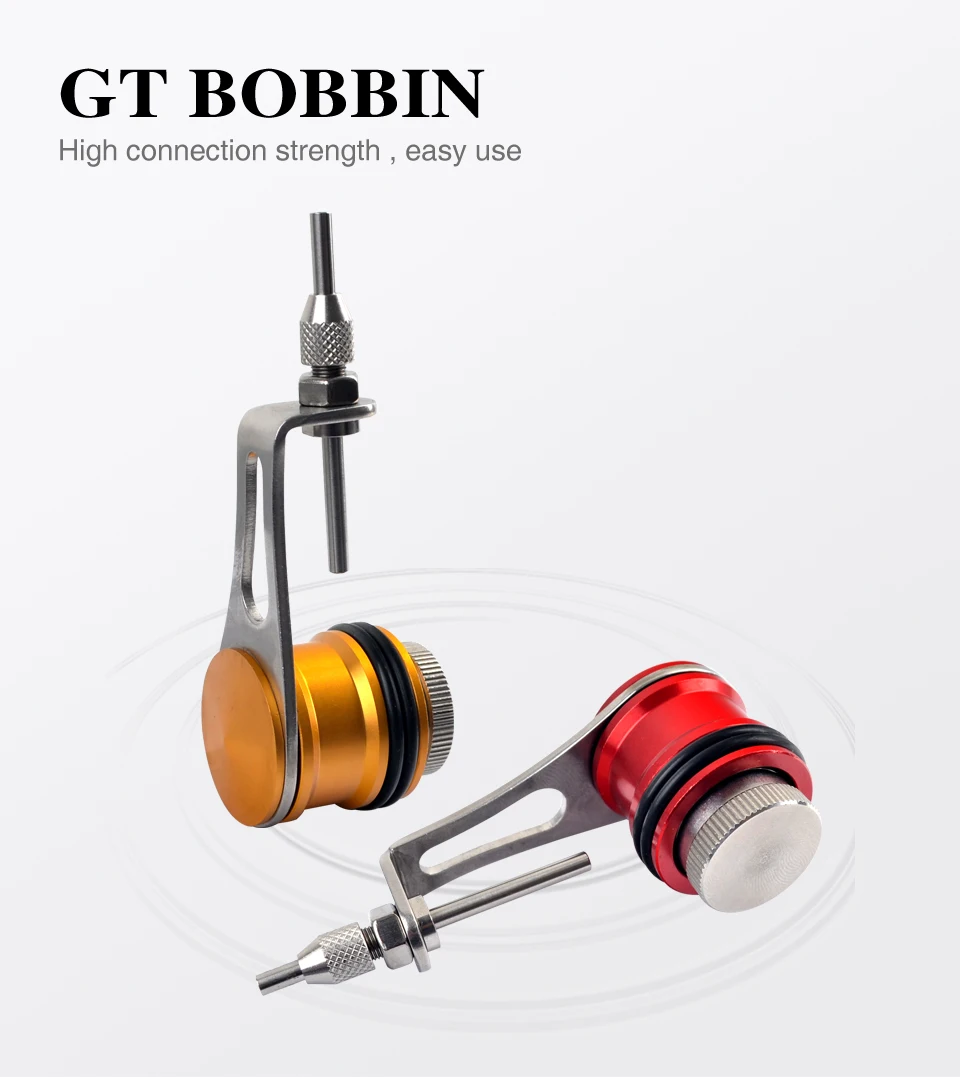 Anudador de sedal GT/PR con mecanismo de bobina