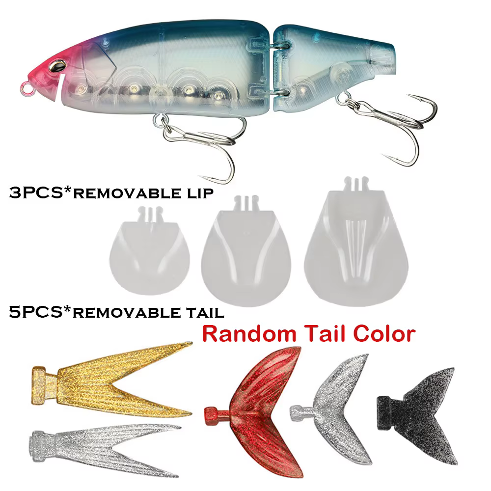 JOHNCOO Señuelo Swimbait Duro 135/160mm Articulado para Depredadores