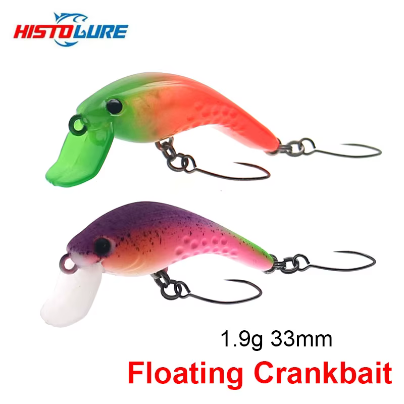 Señuelo Minnow flotante para trucha — Crankbait silencioso - imagen 2