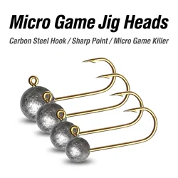 Anzuelos Jig Head para pesca en hielo – vástago micro vinilo