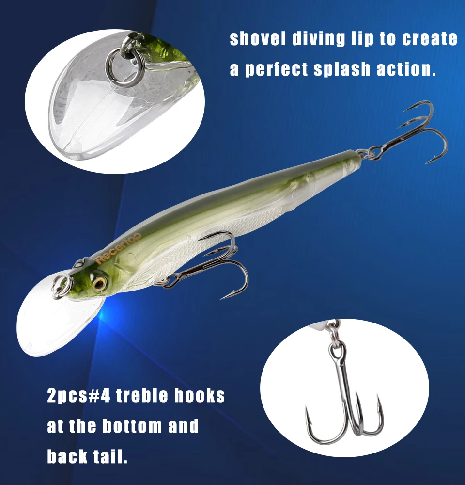 Señuelo Minnow en acción