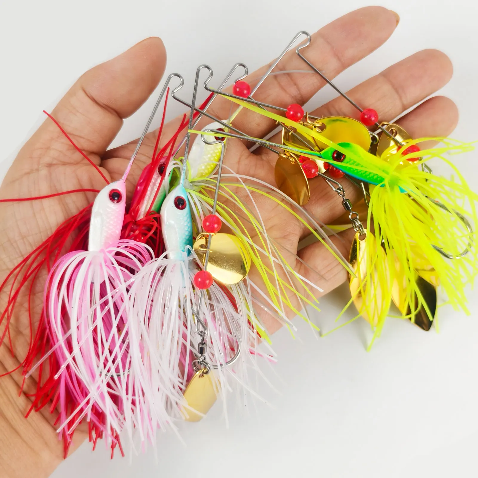 Free Fisher Spinnerbait Buzzbait con cuchara Willow para pesca - imagen 2