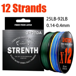 Trenzado PE X12 de 12 hebras – Ultrarresistente para agua salada