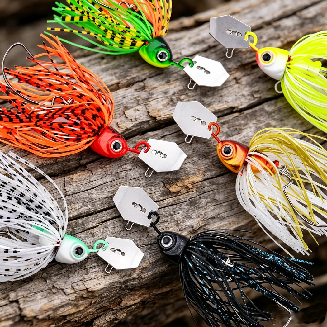 Chatterbait con lámina vibrante