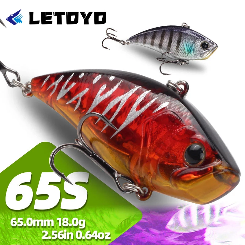 LETOYO señuelo vibratorio hundimiento wobbler para lucio - imagen 2