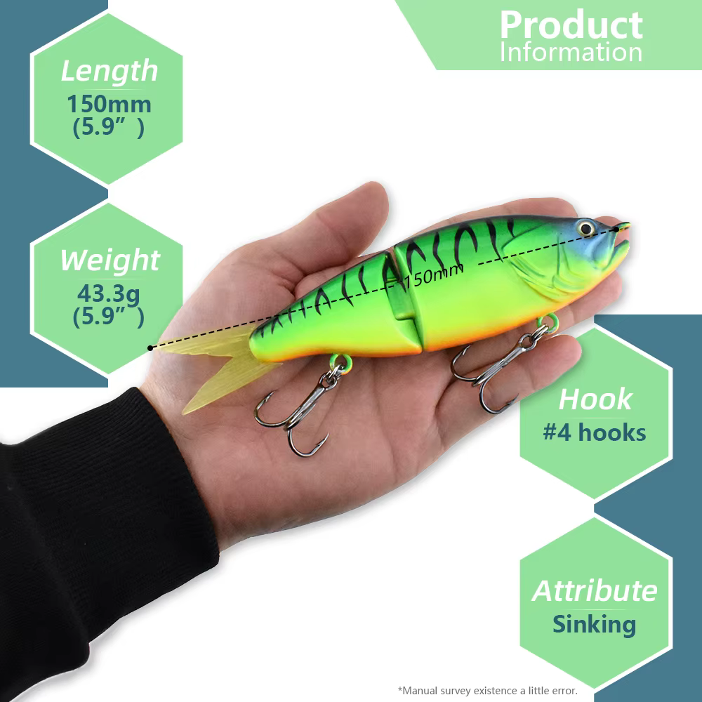 Señuelo Glide Bait Shad ABS Resistente para Agua Salada - imagen 2