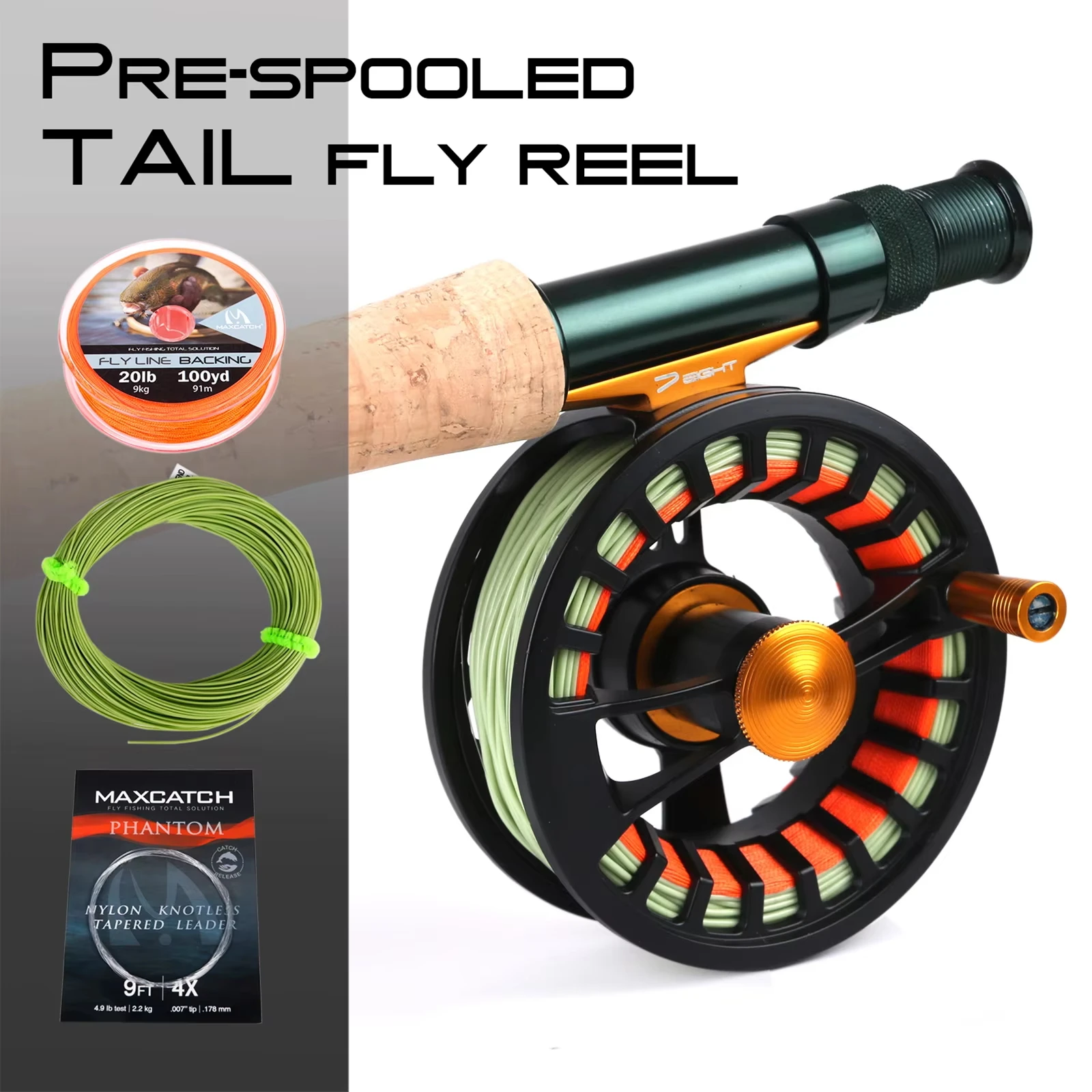 Carrete de pesca con mosca Maximumcatch CNC de disco gran diámetro - imagen 3