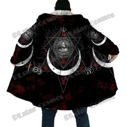 Capa de Pesca Invierno con Capucha – Estampado Samurái Oni