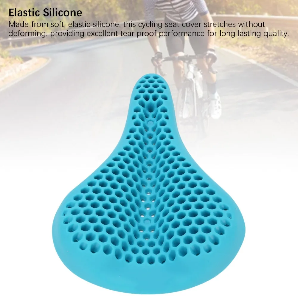 Funda asiento bicicleta silicona panal de abeja - imagen 3