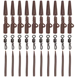 Accesorios para carpa: clips de plomo con cambio rápido y giratoria
