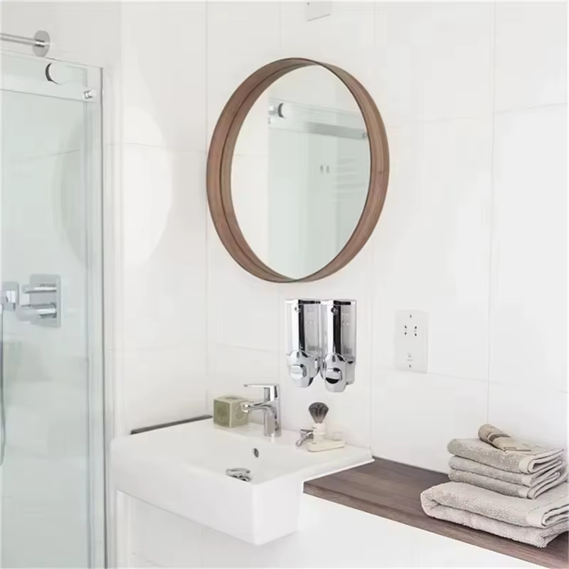 Dispensador de jabón ABS de pared para baño hogar hotel champú y gel - imagen 3