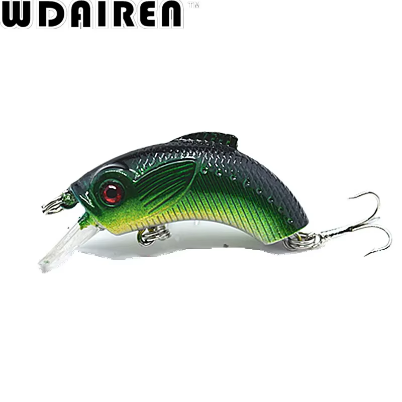 Crankbait duro 70 mm, 6,5 g, flotante con ojos 3D - cebo artificial - imagen 3