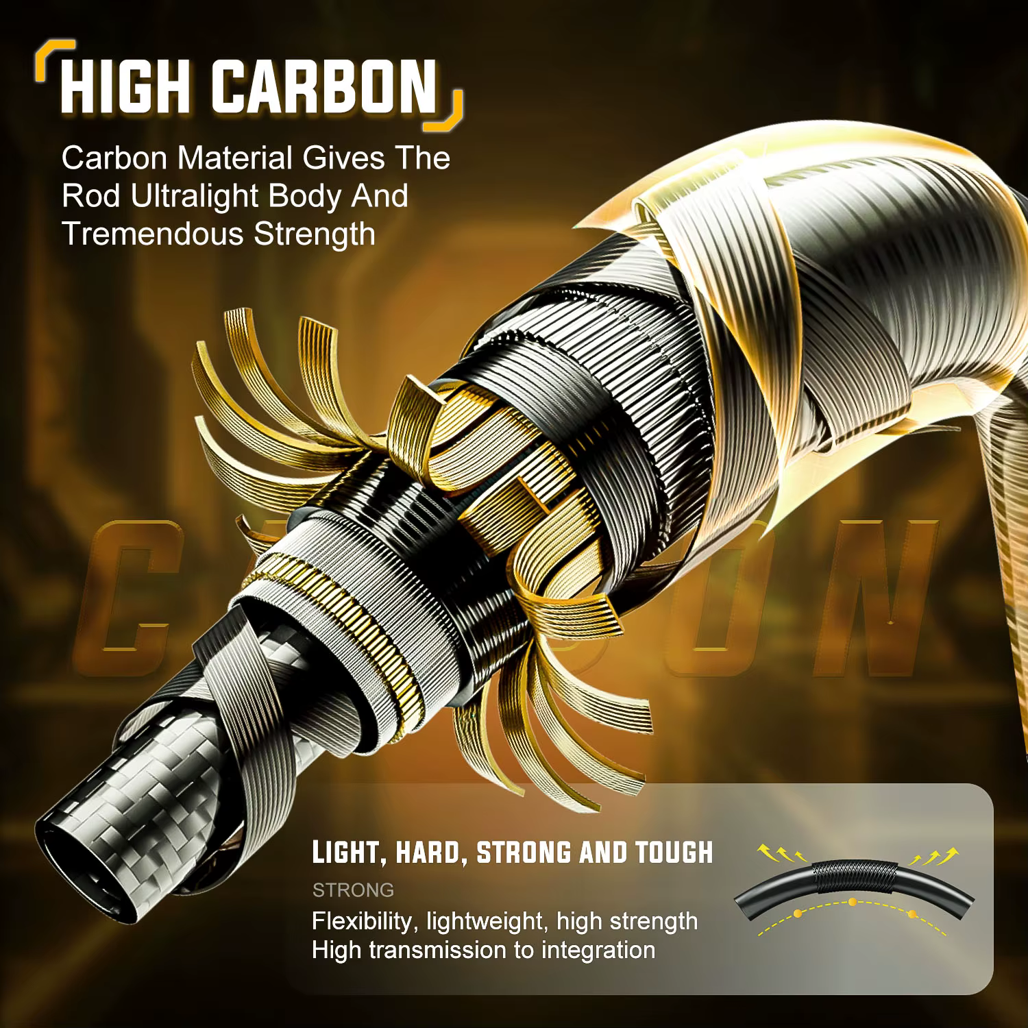 Combo pesca Sougayilang – Caña telescópica ultraligera fibra carbono - imagen 4