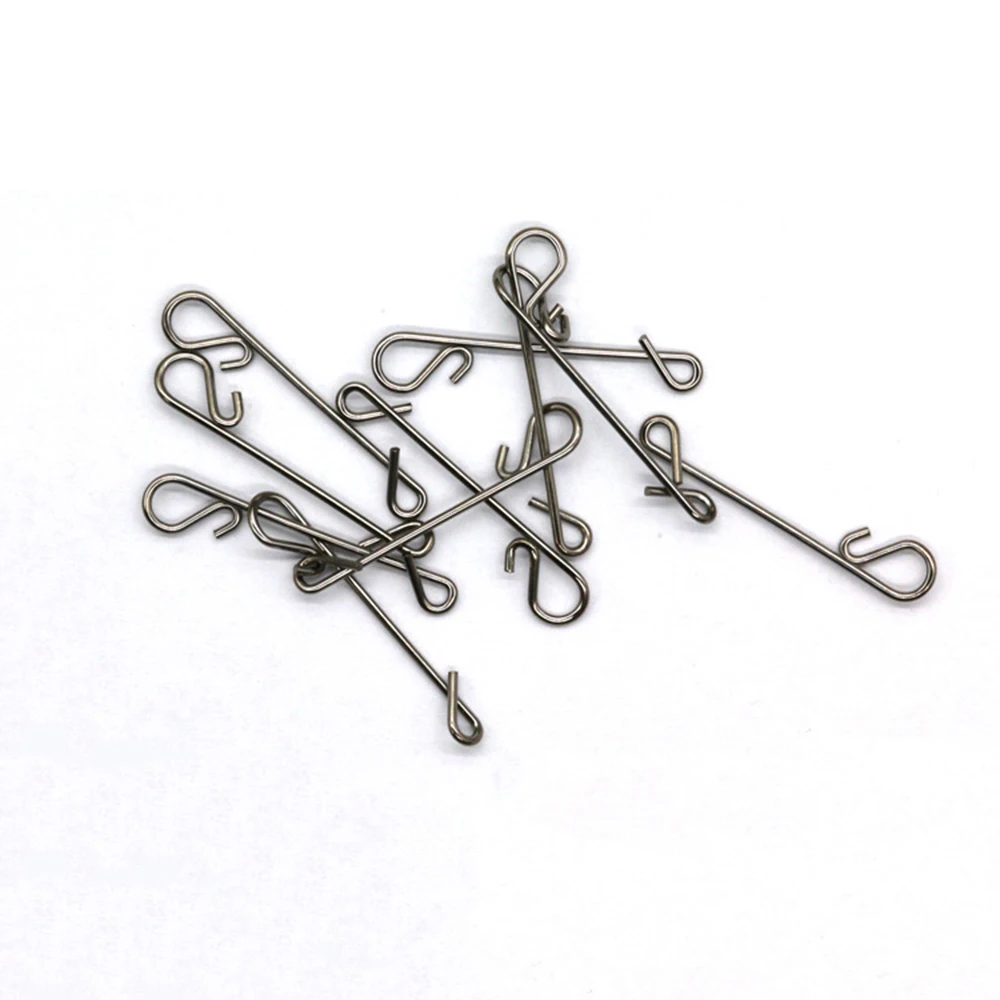 Broches de seguridad con conectores rápidos inox para señuelos - imagen 5