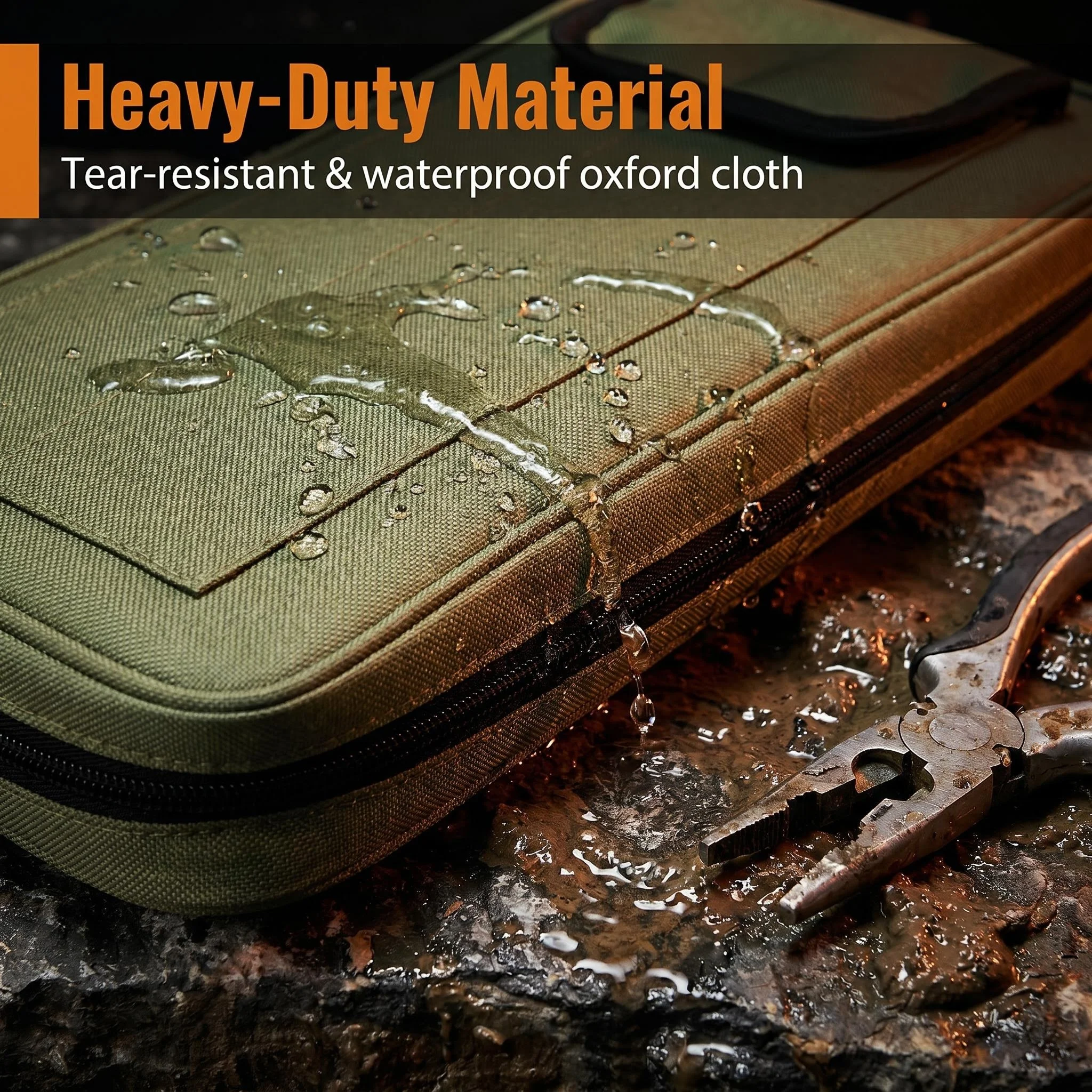 Bolsa impermeable para cañas HIRISI Oxford portátil para pesca - imagen 4