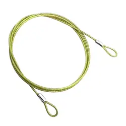Cable de seguridad antirrobo reforzado con cuerda trenzada de acero