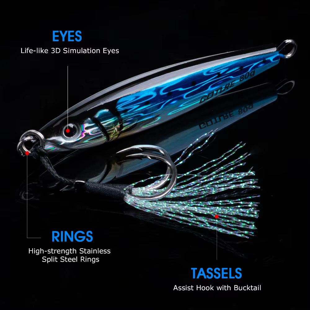 Señuelo lápiz hundido Goture – Wobbler 3D para lubina y carpa - imagen 2