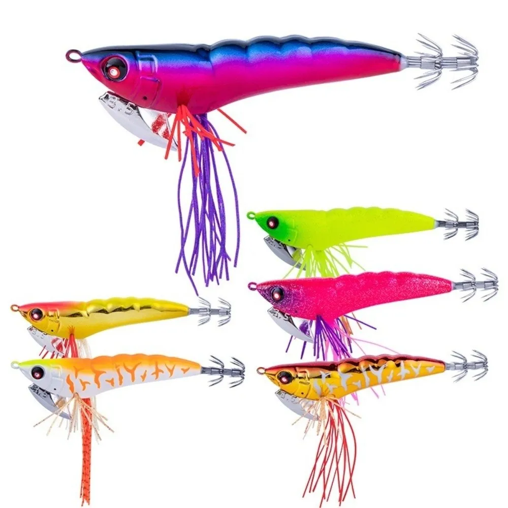 Egi Squid Bait luminoso de hundimiento lento para pulpo UV - imagen 4