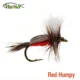 Mosca seca Red Humpy para trucha y salmón en agua dulce - imagen 4