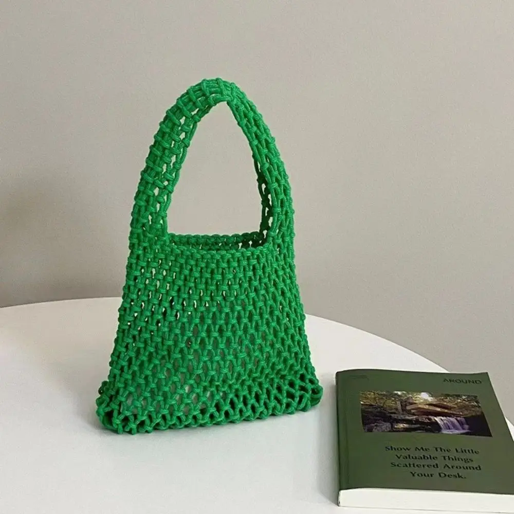 Bolso tejido a mano en estilo calado, ideal para regalo