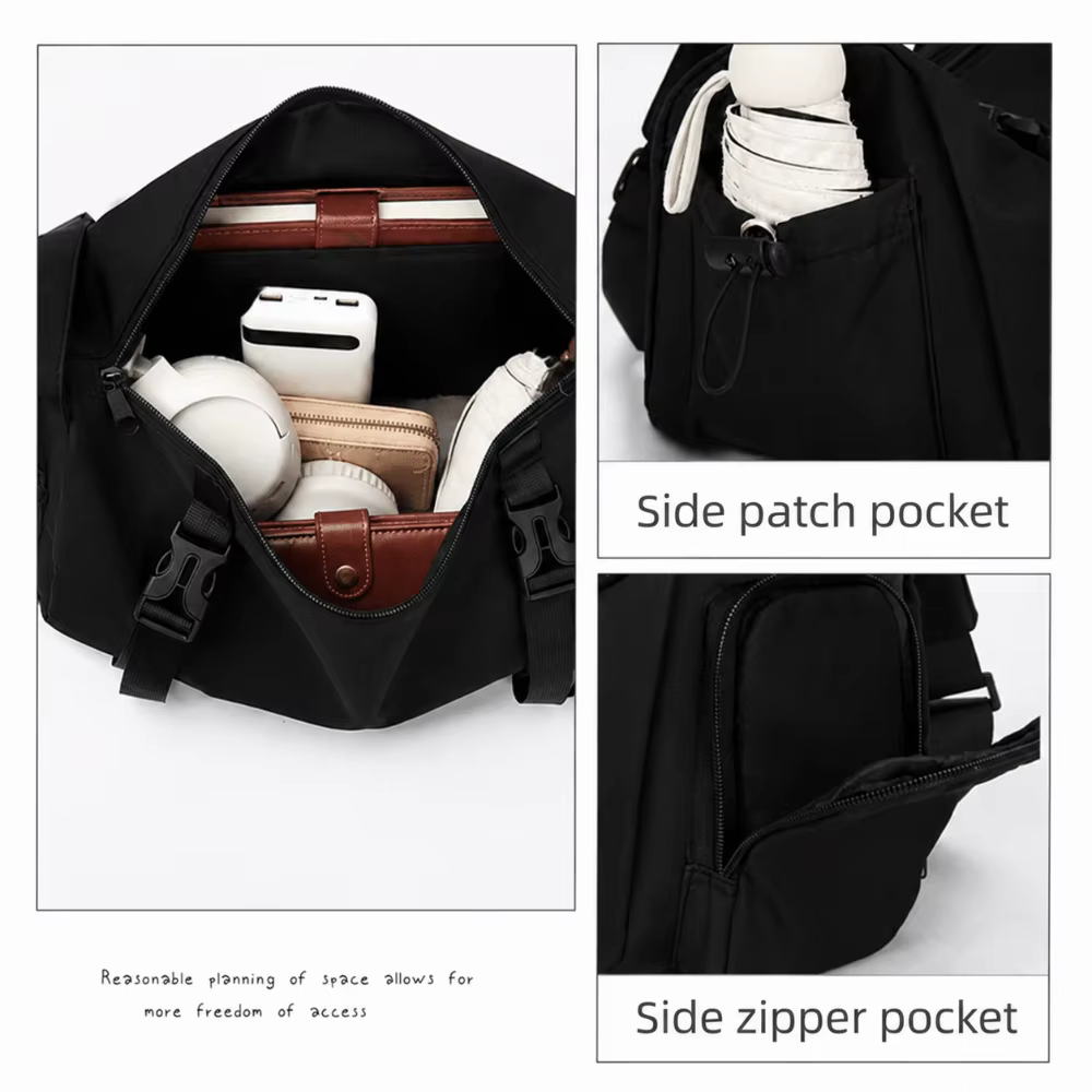 Bolso bandolera de nailon para hombre de gran capacidad - imagen 4