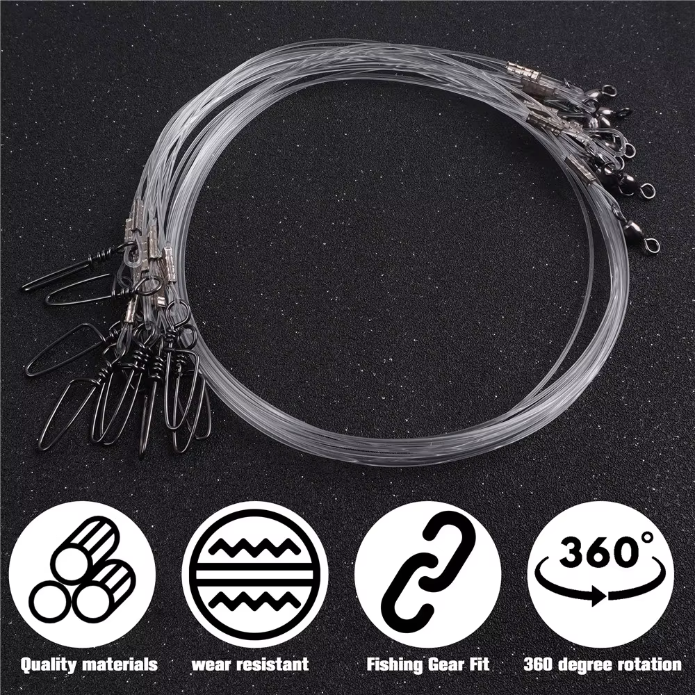 Líder de fluorocarbono para carpa de agua salada con giro y broche - imagen 4