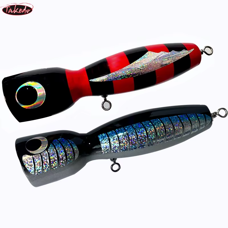 Takedo Popper madera – Señuelo superficie para lucio