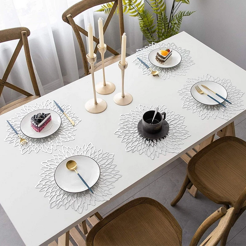 Mantel de PVC para mesa comedor con posavasos y almohadilla hueca - imagen 5