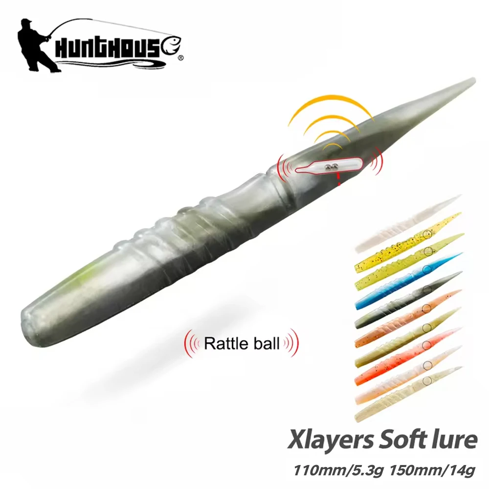 Hunthouse Xlayers – Señuelo pseudobarbot 110mm - imagen 5