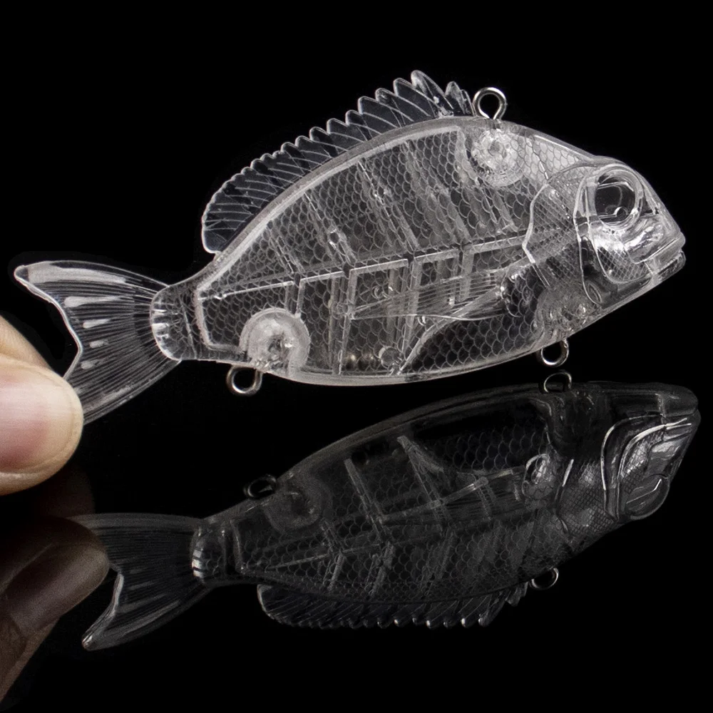 Señuelos deslizantes sin pintar Dr.Holife – Hundimiento para pesca - imagen 3