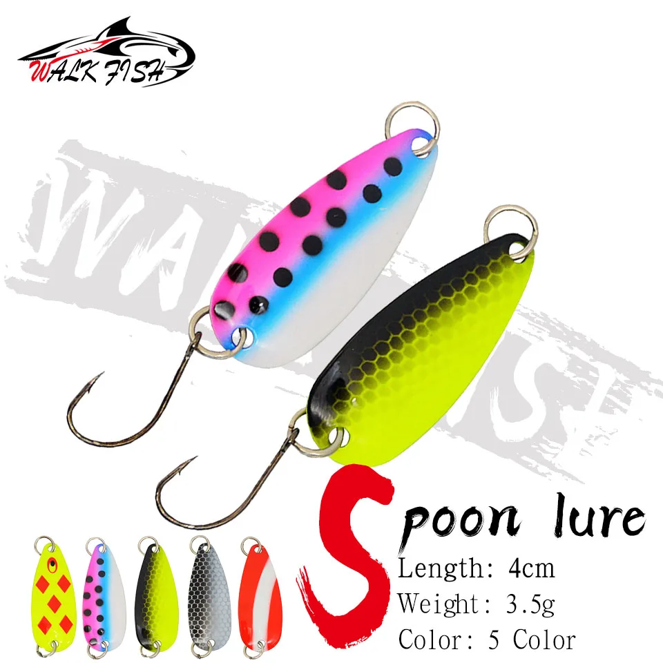 WALK FISH Señuelo Giratorio para Trucha – Cuchara de Pesca Oscilante