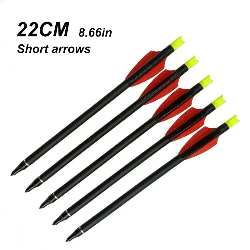 Flechas de carbono para tirachina con plumas y puntas reemplazables - imagen 2