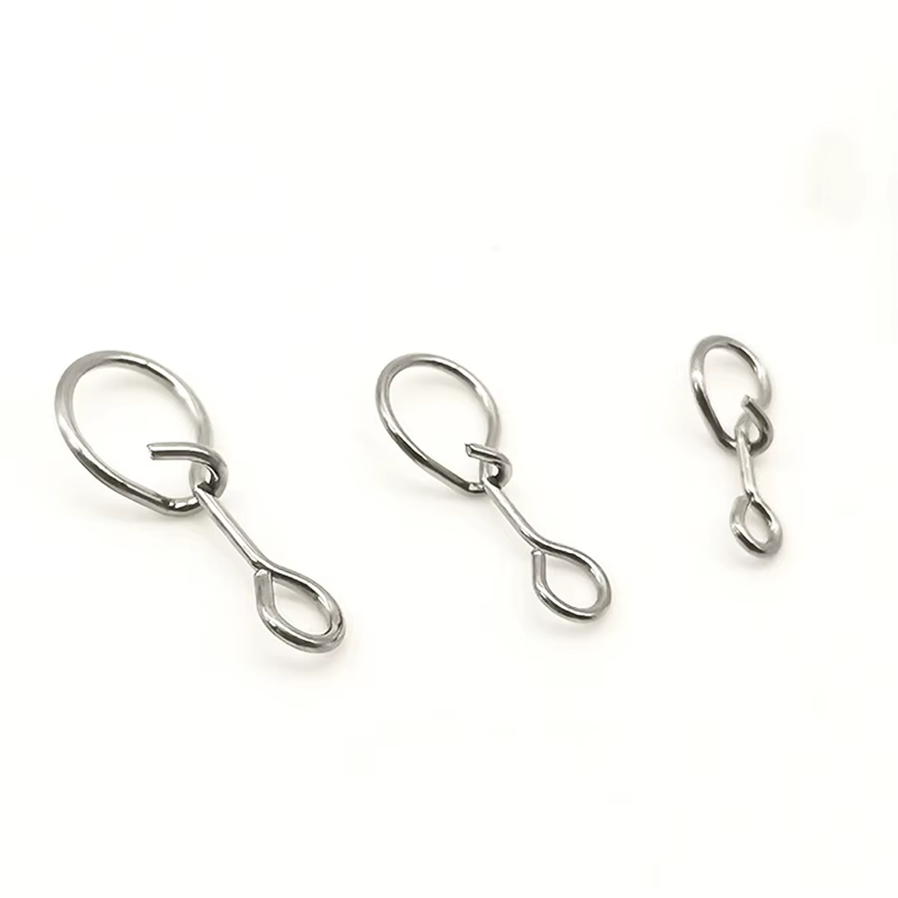 Conectores giratorios pesca 5-13cm – Anillo conexión rápida para mosca - imagen 2