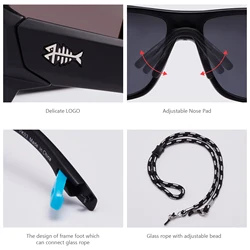 Bassdash gafas de sol polarizadas para pesca TPX irrompibles UV400