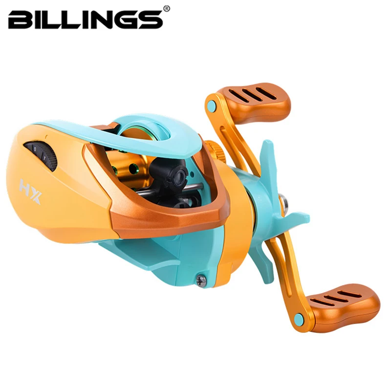 BILLINGS Carrete de baitcasting ultraligero para agua dulce y salada - imagen 3
