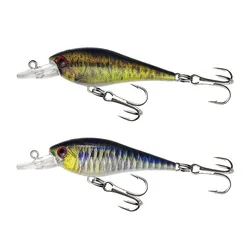 Señuelo Minnow Crankbait Lucio - 6,6 cm, 3,5 g, plástico duro